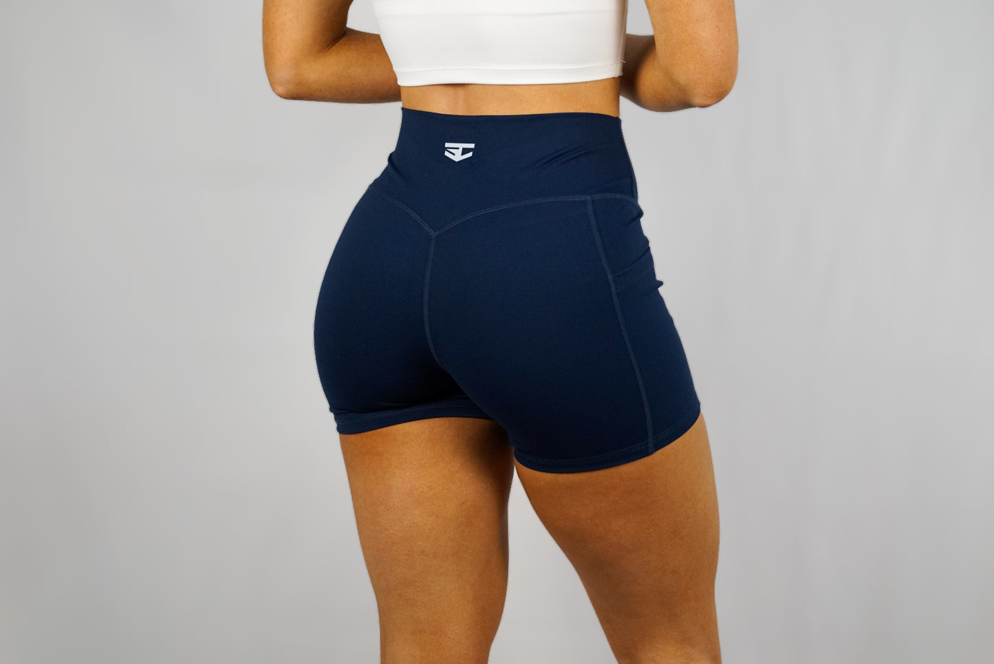 V-cut Biker Shorts