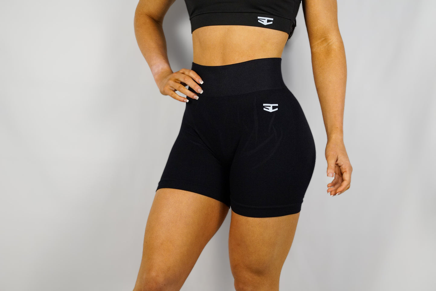Scrunch High Waist Biker Shorts